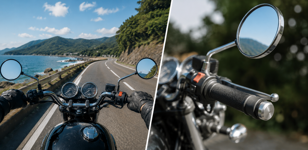 SR400】ハンドルバーエンドウエイトの取り付け方法｜Daytona超ヘビー 